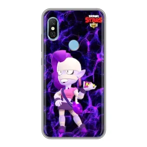 Чехлы Brawl Stars для Xiaomi Redmi 6 pro (AlphaPrint) (Емз Бравл Старс)