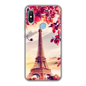 Чехол Эйфелева Башня для Xiaomi Redmi 6 pro - (AlphaPrint) (Эйфелева Башня)