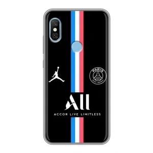 Чехлы PSG для Xiaomi Redmi 6 pro (AlphaPrint) (футболка ПСЖ)