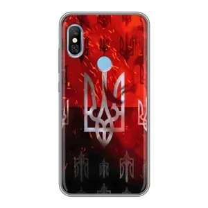Украинские Чехлы для Xiaomi Redmi 6 pro с картинкой УПА (AlphaPrint) (ГЕРБ УПА)
