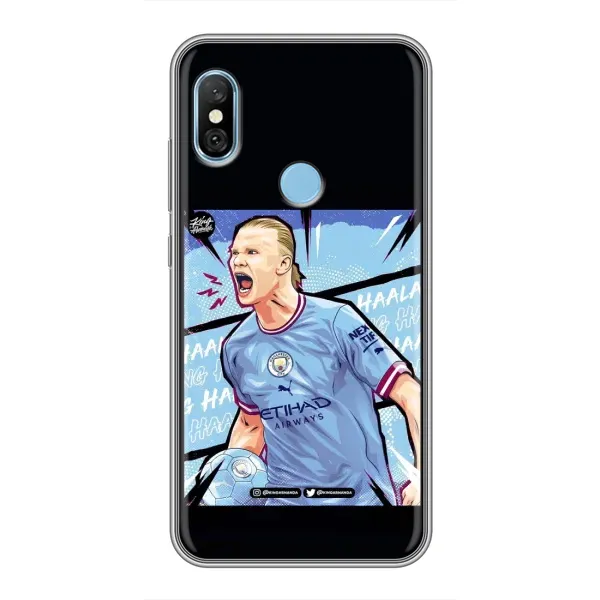 Чехол с принтом «гол Эрлинг Холланд» для Xiaomi Redmi 6 pro