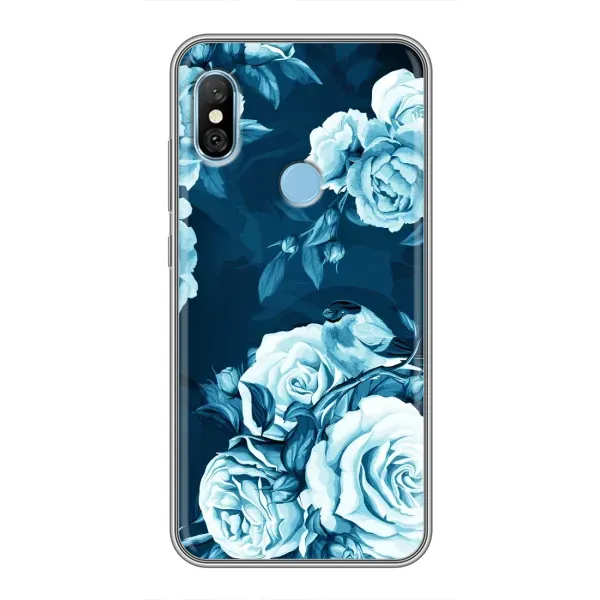 Чохол з принтом «Блактині бутони» для Xiaomi Redmi 6 pro