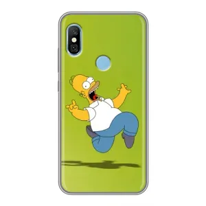 Чjхол з Сімпсонами для Xiaomi Redmi 6 pro (VPrint) (Гомер Сімпсон)