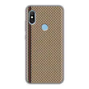 Чохли GUCCI для Сяомі Редмі 6 Про (AlphaPrint) (Гуччі полоса)