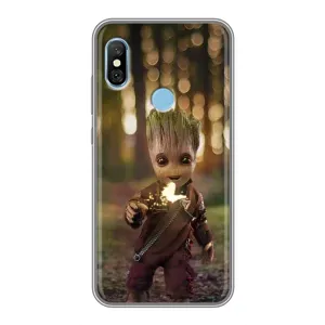 Чохол МАРВЕЛ для Сяомі Редмі 6 Про (AlphaPrint) (I am Groot)
