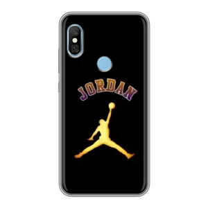 Чехлы для Xiaomi Redmi 6 pro - с картинкой JORDAN (AlphaPrint) (Jordan Gold)