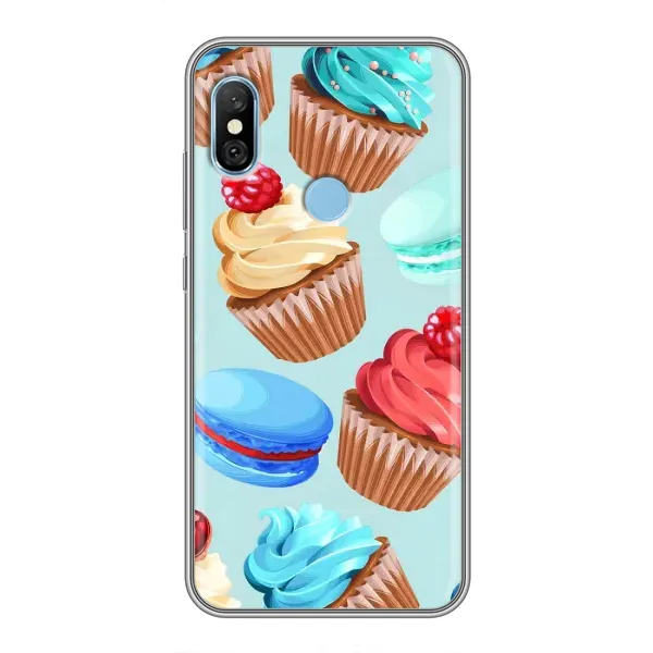 Чехол с принтом «Кексики» для Xiaomi Redmi 6 pro Чехол с принтом «Кексики» для Xiaomi Redmi 6 pro