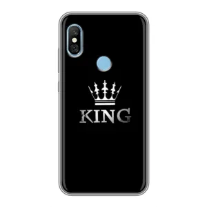 Чохол з Короною Сяомі Редмі 6 Про - (AlphaPrint) (KING)