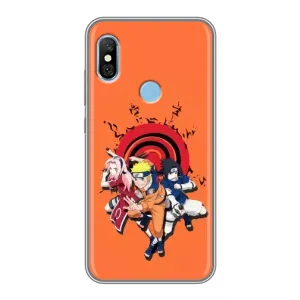 Naruto Anime Чохли для Сяомі Редмі 6 Про (AlphaPrint) (команда Наруто)