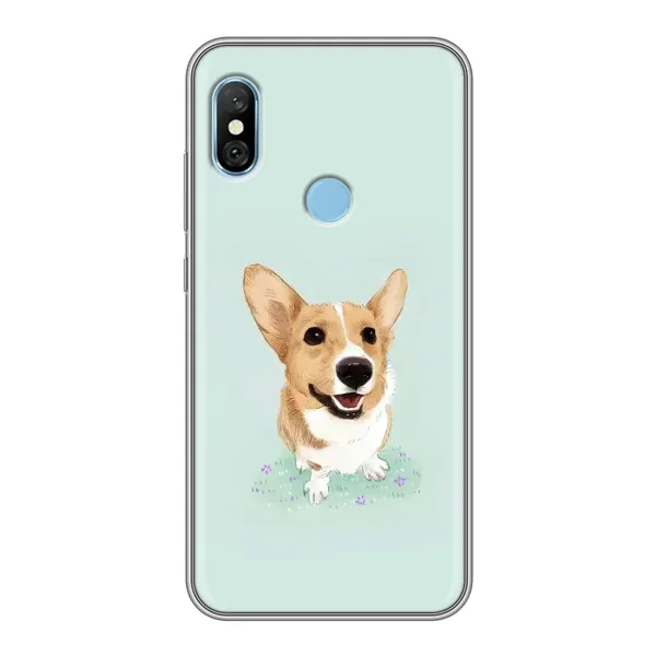 Чехол с принтом «Корги» для Xiaomi Redmi 6 pro Чехол с принтом «Корги» для Xiaomi Redmi 6 pro