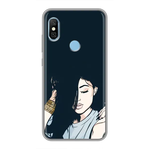 Чехол с принтом «Красивая девочка» для Xiaomi Redmi 6 pro