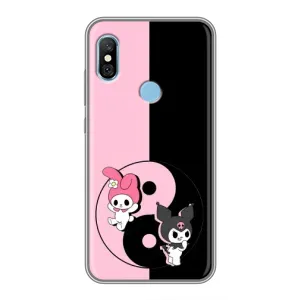Чехол с кроликом Куроми на Xiaomi Redmi 6 pro (Куроми Инь Янь)