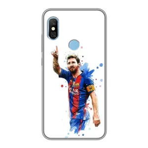 Чехлы Месси для Xiaomi Redmi 6 pro (AlphaPrint) (Лео Месси)