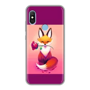 Чохли з картинкою Лисичка для Xiaomi Redmi 6 pro (VPrint) (Лиса з трояндою)
