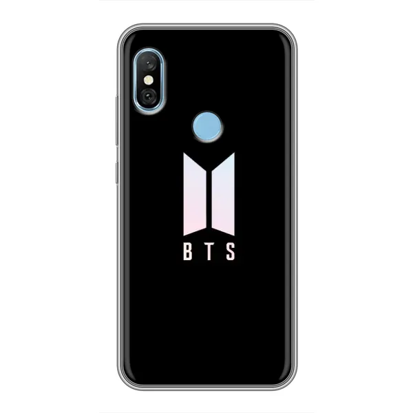 Чехол с принтом «Лого BTS» для Xiaomi Redmi 6 pro Чехол с принтом «Лого BTS» для Xiaomi Redmi 6 pro