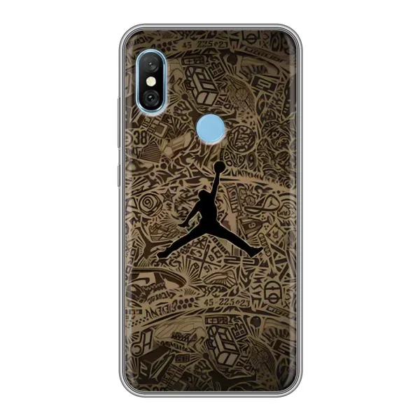 Чохол з принтом «Logo Jordan» для Xiaomi Redmi 6 pro