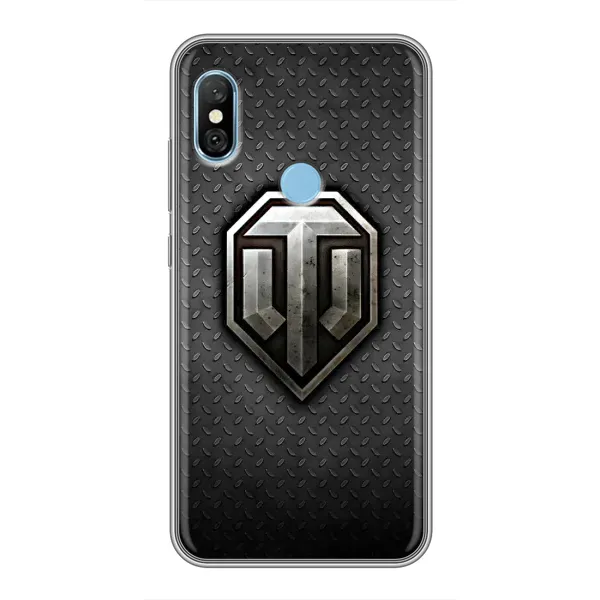 Чохол з принтом «Лого Tanks» для Xiaomi Redmi 6 pro