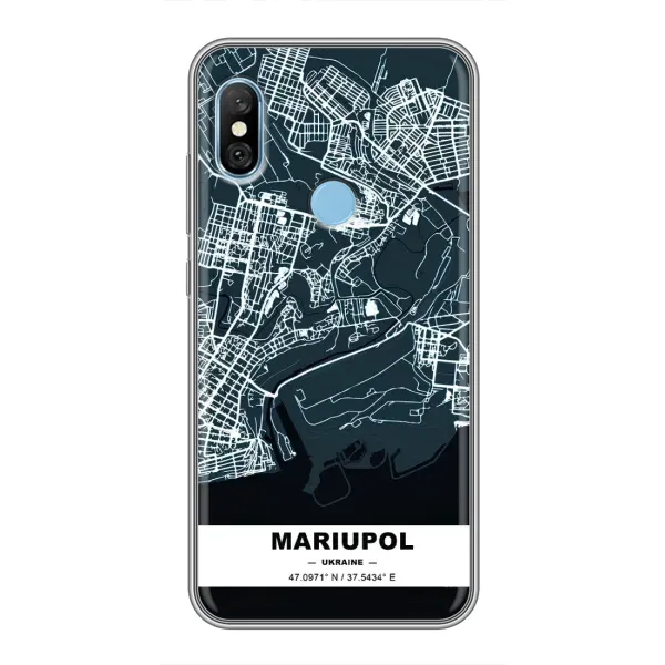 Чехол с принтом «Мариуполь» для Xiaomi Redmi 6 pro Чехол с принтом «Мариуполь» для Xiaomi Redmi 6 pro