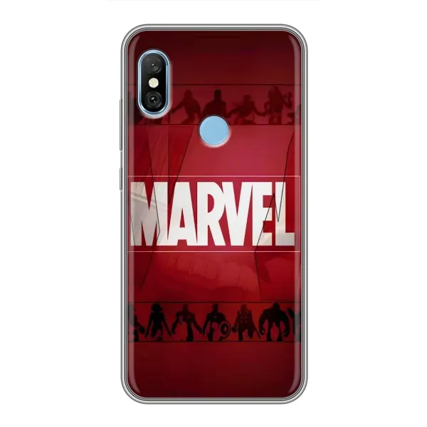 Чохол з принтом «MARVEL» для Xiaomi Redmi 6 pro