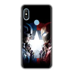 Чохли з героями Марвел Xiaomi Redmi 6 pro (VPrint) (Марвел стайл)