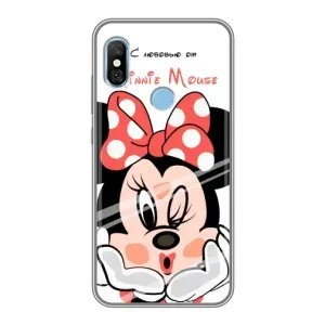Эксклюзивный чехол для Xiaomi Redmi 6 pro (AlphaPrint - Мультяшные) (Маус Минни)