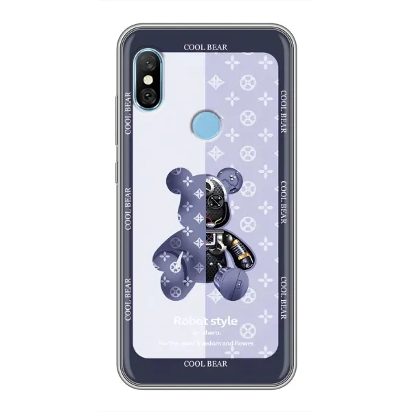 Чохол з принтом «Медведик LV» для Xiaomi Redmi 6 pro