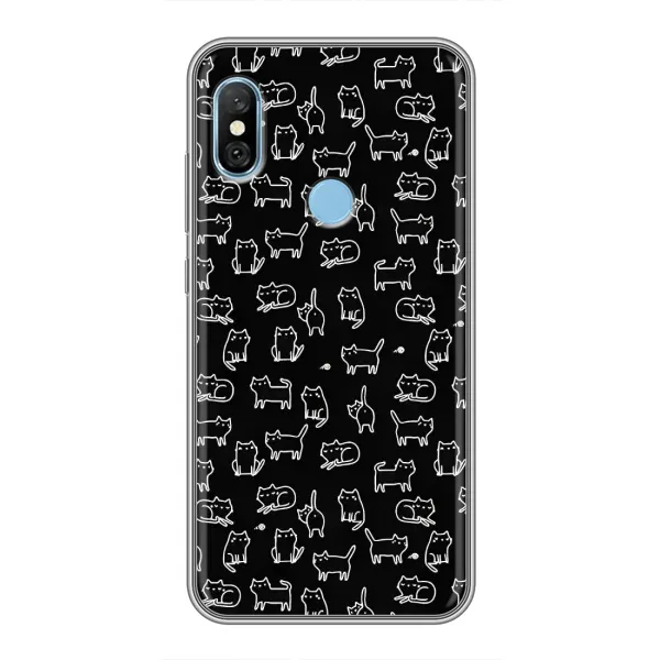 Чехол с принтом «Меленькие котики» для Xiaomi Redmi 6 pro Чехол с принтом «Меленькие котики» для Xiaomi Redmi 6 pro