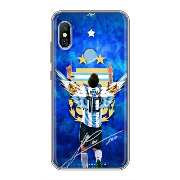 Чехол с принтом «Месси Аргентина» для Xiaomi Redmi 6 pro Чехол с принтом «Месси Аргентина» для Xiaomi Redmi 6 pro