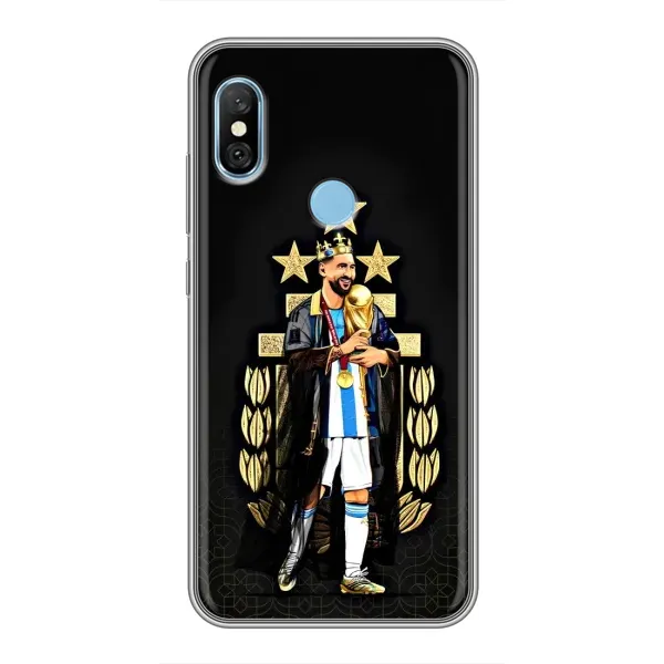 Чехол с принтом «Месси Король» для Xiaomi Redmi 6 pro Чехол с принтом «Месси Король» для Xiaomi Redmi 6 pro
