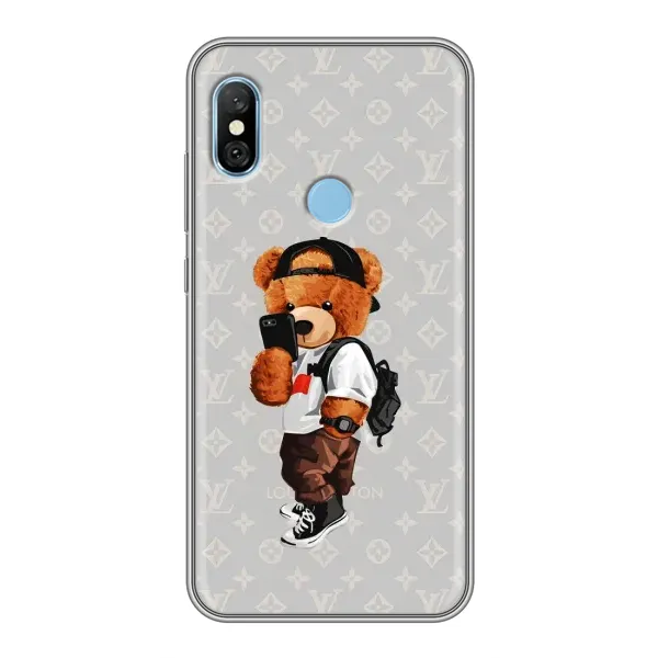 Чохол з принтом «Ведмедик Луі» для Xiaomi Redmi 6 pro