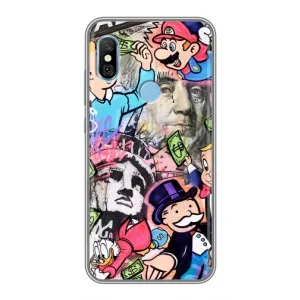 Чохли з крутими принтами для Xiaomi Redmi 6 pro - (PREMIUMPrint) (Monopoly man)