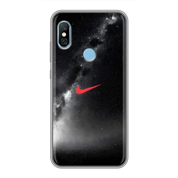 Чохол з принтом «Найк червоний» для Xiaomi Redmi 6 pro