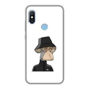 Чохли з Мавпами NFT для Xiaomi Redmi 6 pro (AlphaPrint) (мавпа NFT Adidas)