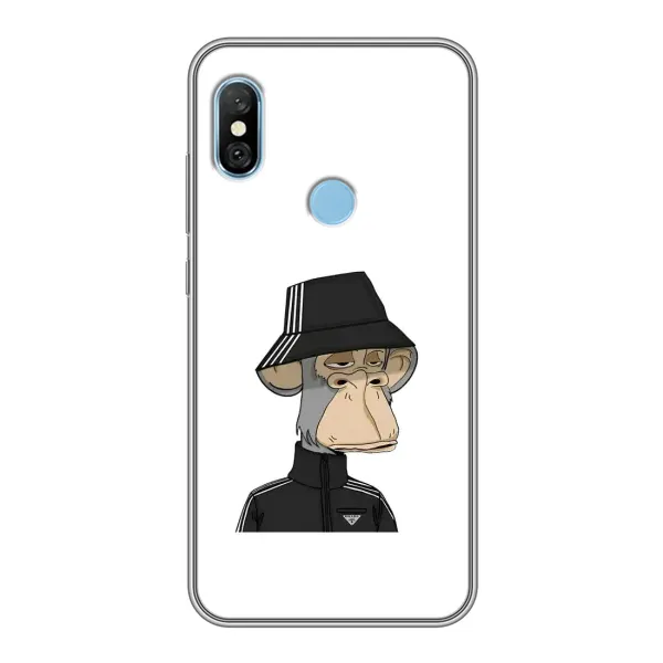 Чохол з принтом «мавпа NFT Adidas» для Xiaomi Redmi 6 pro