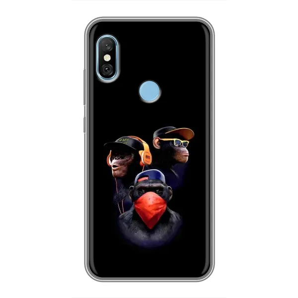 Чохол з принтом «Три мавпи» для Xiaomi Redmi 6 pro Чохол з принтом «Три мавпи» для Xiaomi Redmi 6 pro