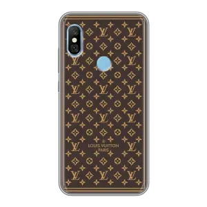 Чехлы Луи Витон для Xiaomi Redmi 6 pro (AlphaPrint - LOUIS VUITTON) (обои LV)
