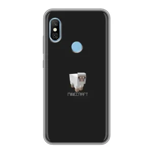 Чохол Майнкрафт на Xiaomi Redmi 6 pro (AlphaPrint) Minecraft (Овечка Майнкрафт)