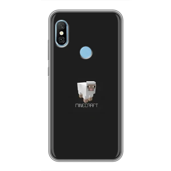 Чохол з принтом «Овечка Майнкрафт» для Xiaomi Redmi 6 pro