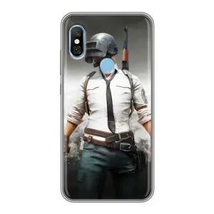 Чеjхол PUBG для Сяомі Редмі 6 Про (AlphaPrint) (Пабг мен)