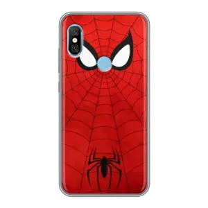 Чохол з людиною павуком для Xiaomi Redmi 6 pro - (AlphaPrint) (Павук (Марвел))