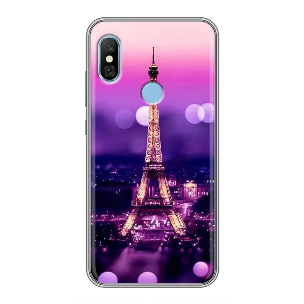 Чехол с принтом «Париж Башня» для Xiaomi Redmi 6 pro