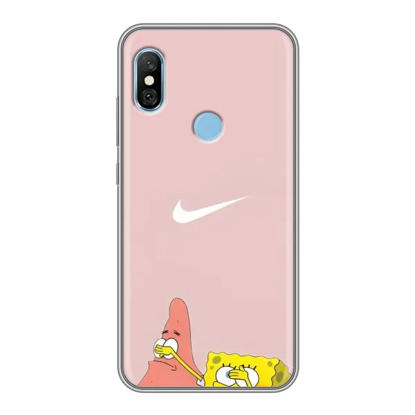 Чехол с принтом «Патрик и Губка» для Xiaomi Redmi 6 pro Чехол с принтом «Патрик и Губка» для Xiaomi Redmi 6 pro