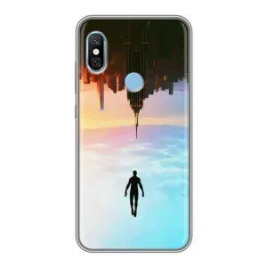 Чохол з людиною павуком для Xiaomi Redmi 6 pro - (AlphaPrint) (Людина павук)