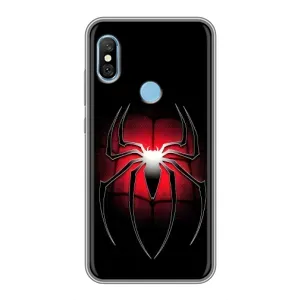 Чохол з людиною павуком для Xiaomi Redmi 6 pro - (AlphaPrint) (Паук марвел)