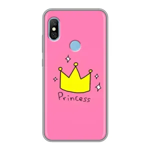 Чохол з картинкою (Стильні) Сяомі Редмі 6 Про - (AlphaPrint) (Princess)
