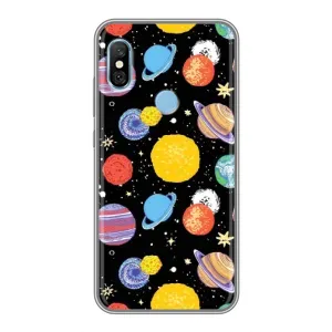 Космические Чехлы для Редми 6 Про (VPrint) (Рисованные планеты)