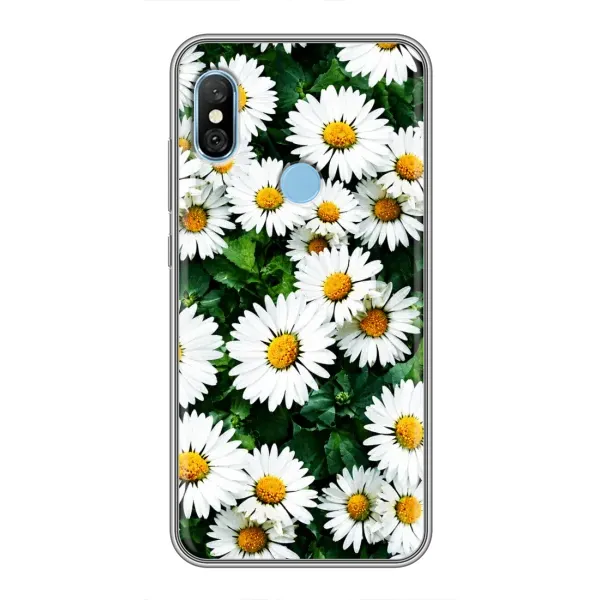 Чехол с принтом «Ромашки» для Xiaomi Redmi 6 pro