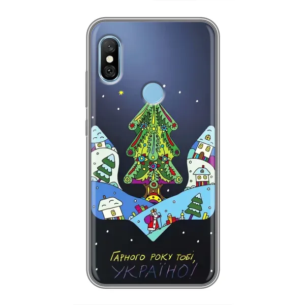 Чохол з принтом «Різдвяний герб» для Xiaomi Redmi 6 pro