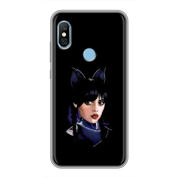 Чохол з принтом «серйозна Венздей» для Xiaomi Redmi 6 pro Чохол з принтом «серйозна Венздей» для Xiaomi Redmi 6 pro