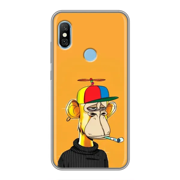 Чохол з принтом «Нудна мавпа NFT» для Xiaomi Redmi 6 pro